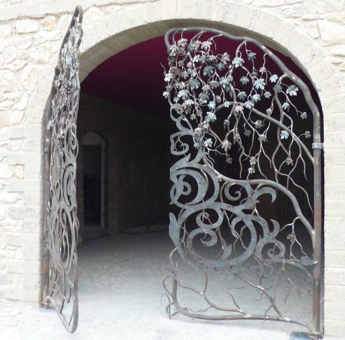Cellar metal gate